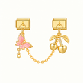 Pink Bow & Cherry
